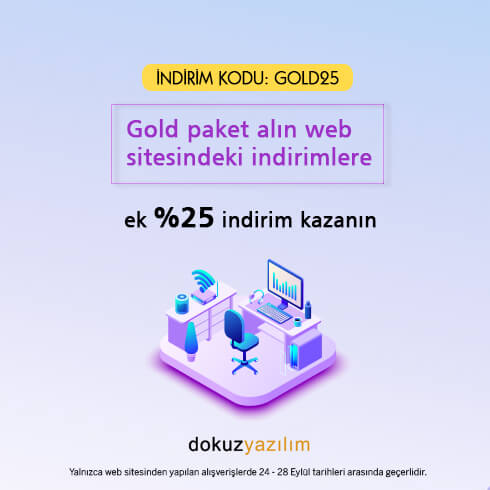 Gold paket alın web sitesindeki indirimlere ek
%25 indirim kazanın