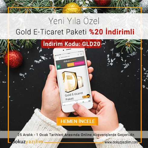 Yeni Yıla Özel Gold E-ticaret Paketi %20
İndirimli