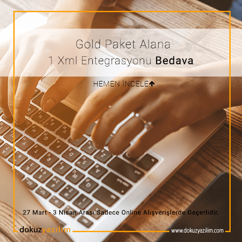 Gold Paket Alana 1 Xml Entegrasyonu Bedava